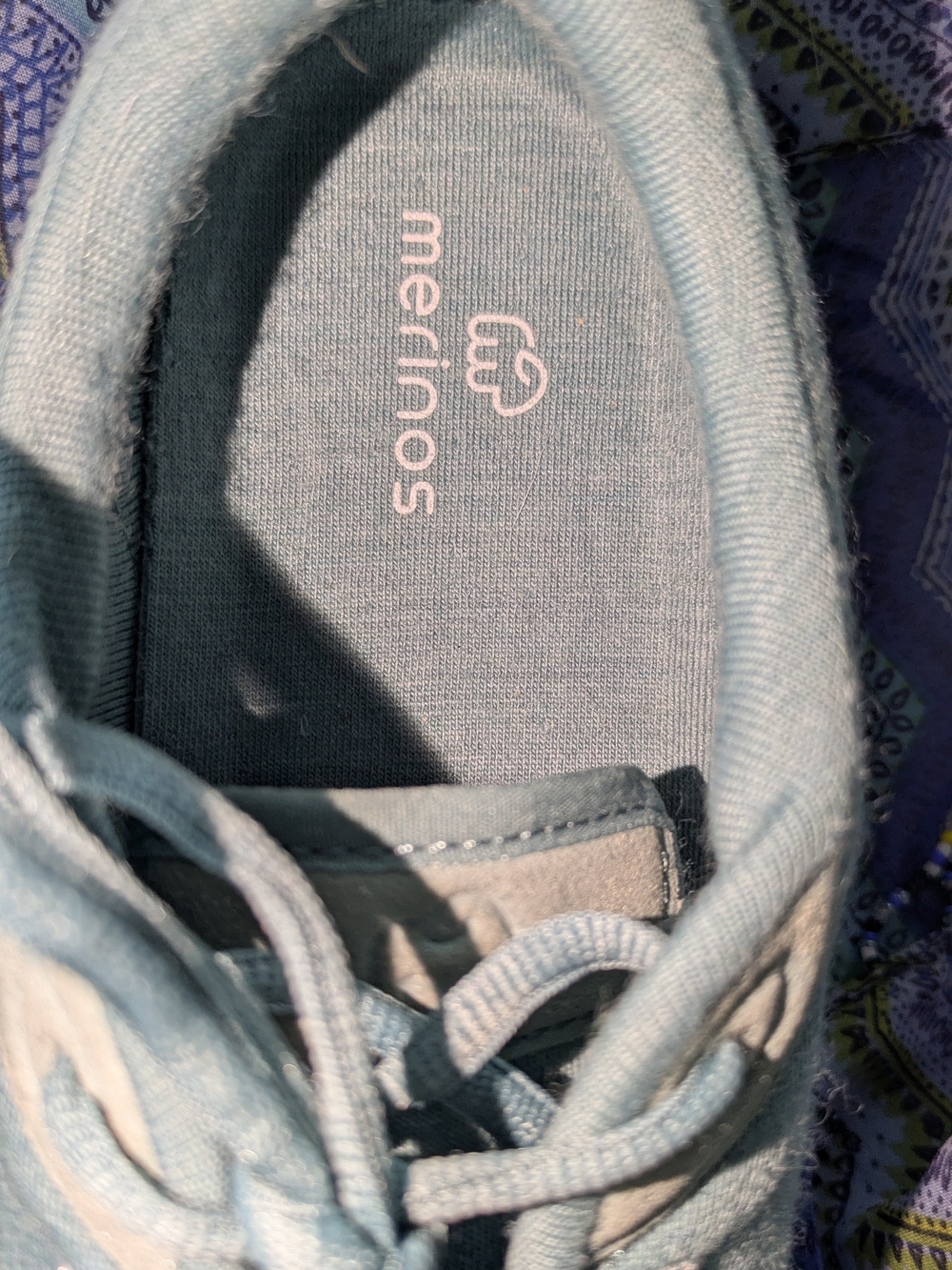 Merinos Women's Teal  Lace-Up Casual Sneakers. - Picture 4 of 8
